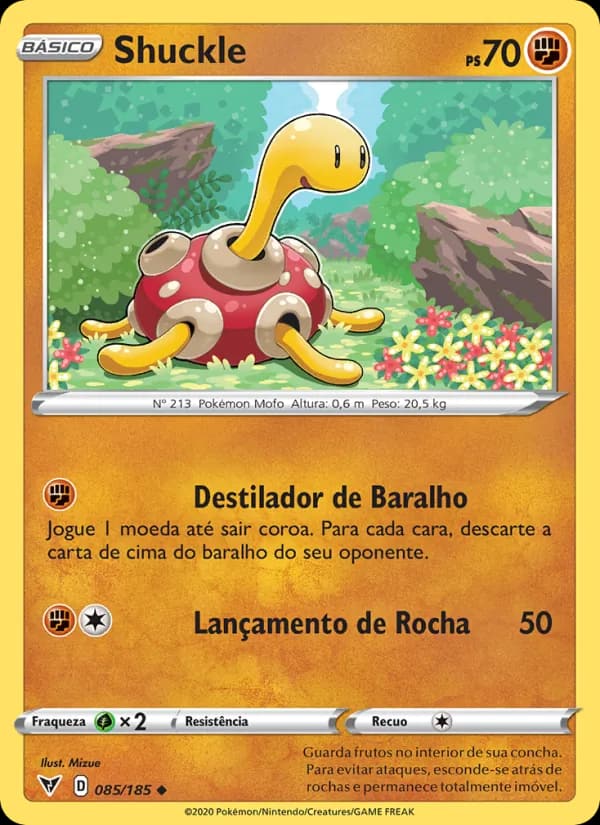 Shuckle, carta 85 de Voltagem Vívida
