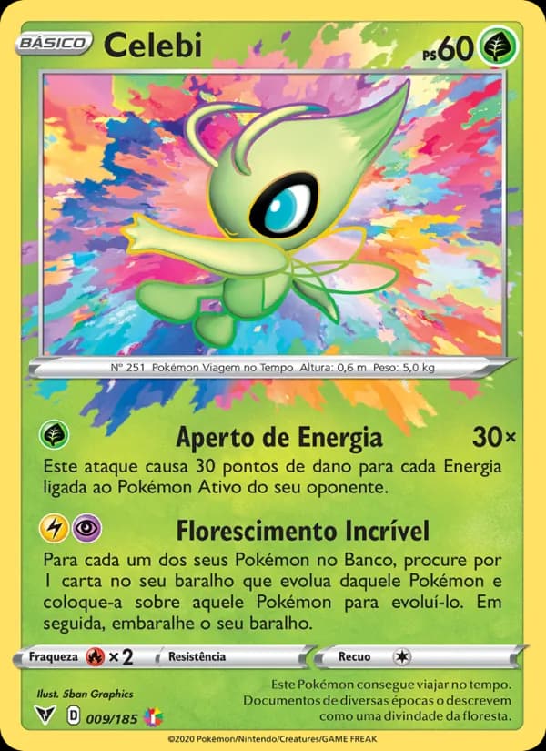 Celebi, carta 9 de Voltagem Vívida