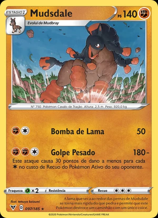 Mudsdale, carta 97 de Voltagem Vívida