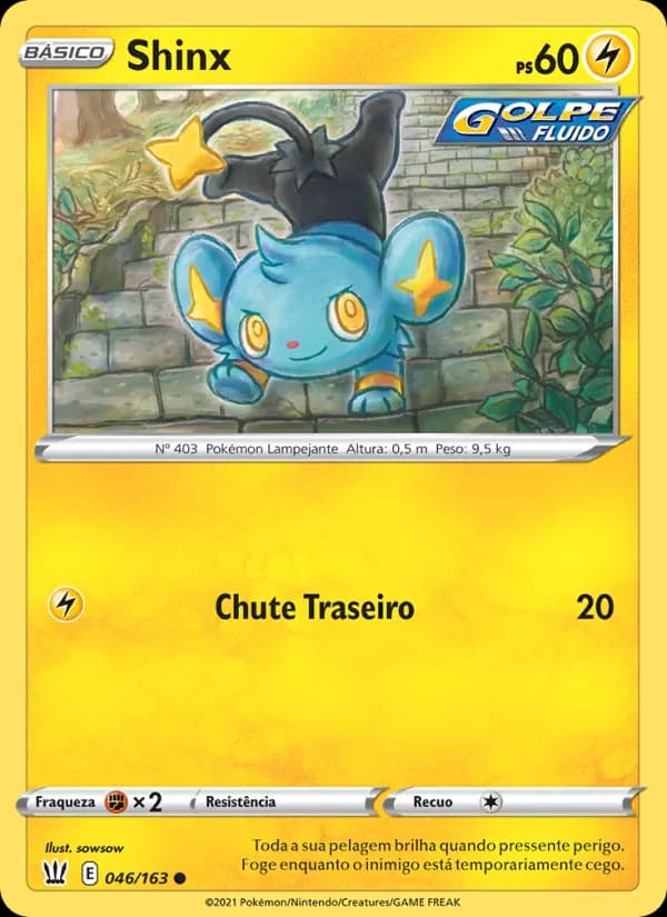 Shinx, carta 46 de Estilos de Batalha