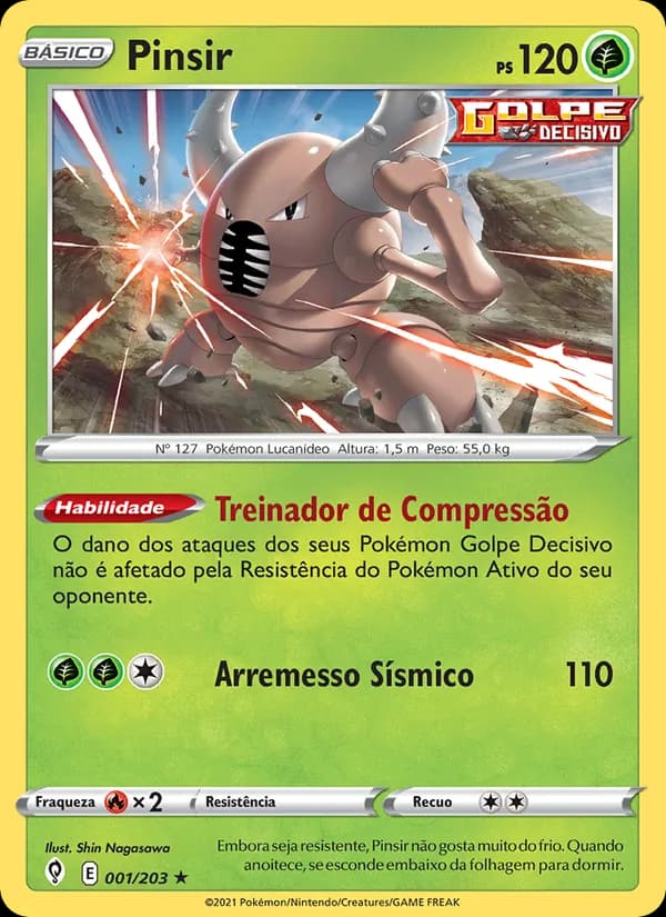 Pinsir, carta 1 de Céus em Evolução