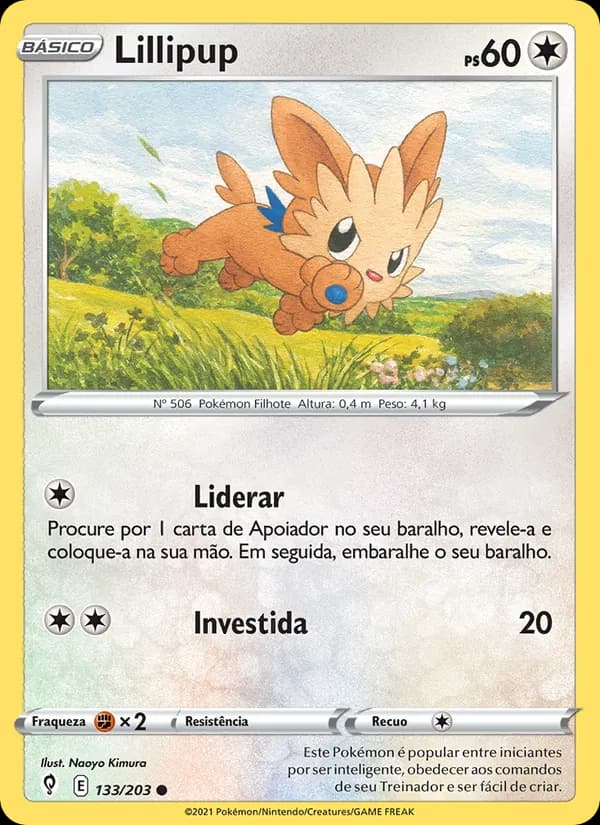Lillipup, carta 133 de Céus em Evolução