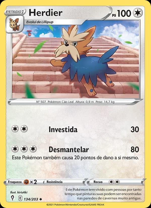 Herdier, carta 134 de Céus em Evolução