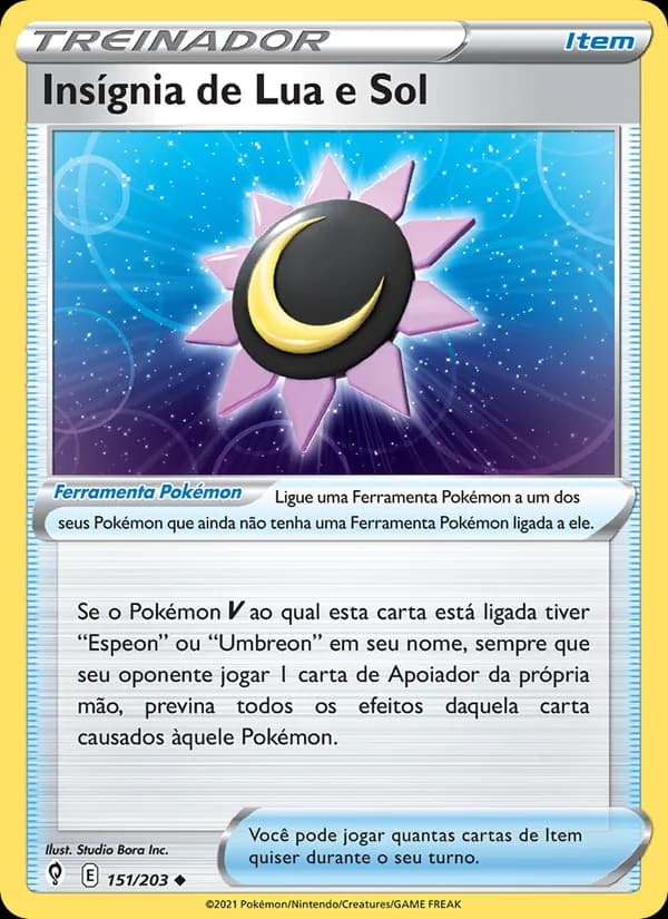 Insígnia de Lua e Sol, carta 151 de Céus em Evolução
