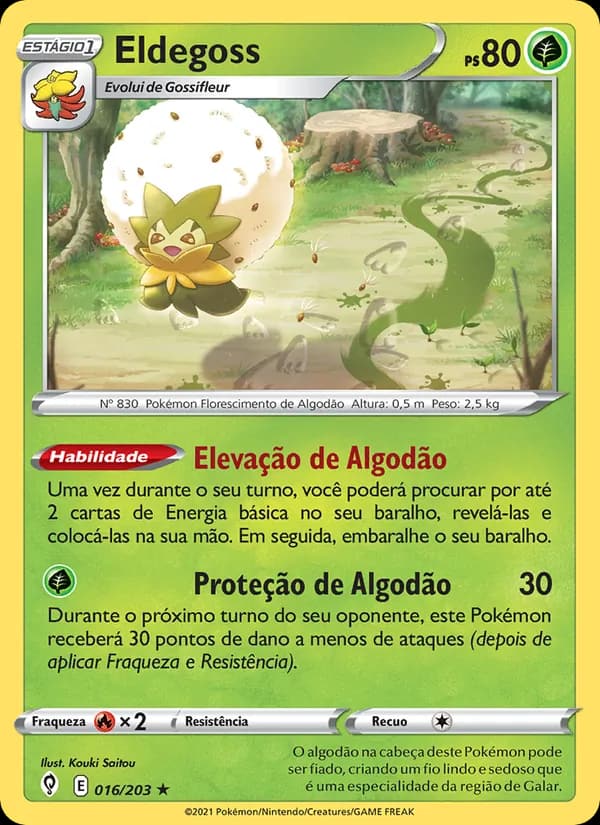 Eldegoss, carta 16 de Céus em Evolução
