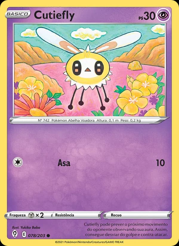 Cutiefly, carta 78 de Céus em Evolução