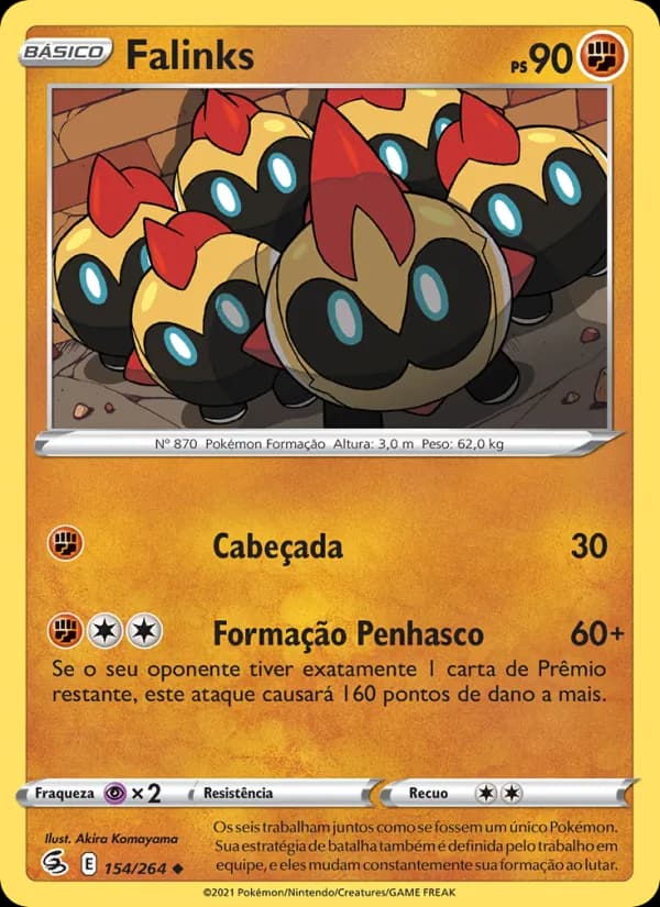 Falinks, carta 154 de Golpe Fusão