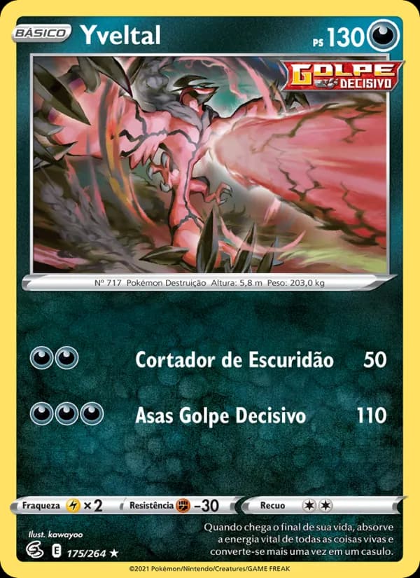 Yveltal, carta 175 de Golpe Fusão