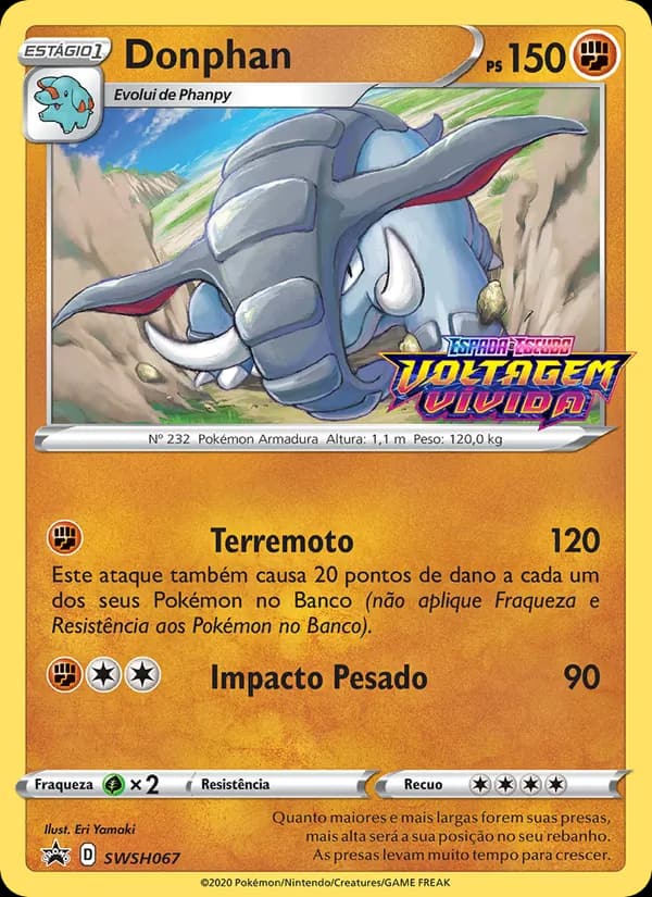 Donphan, carta SWSH067 de ESES Promos