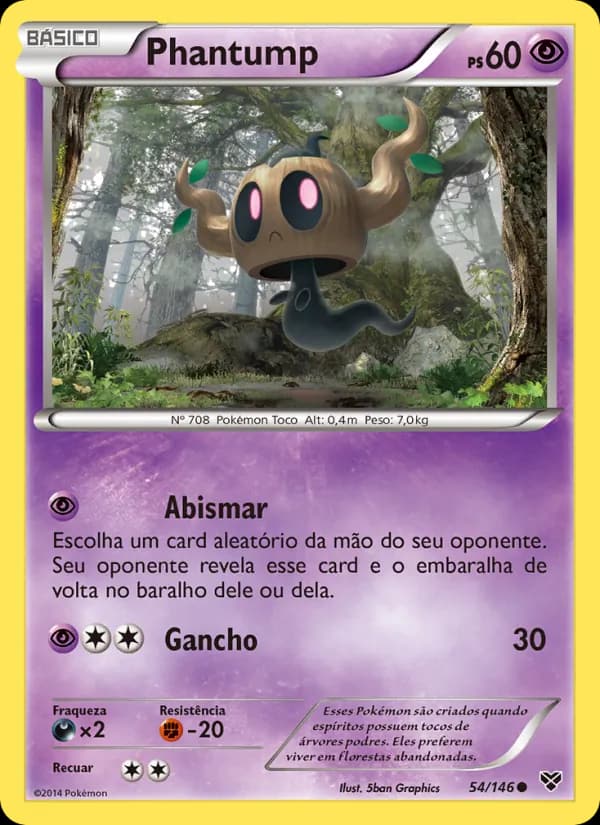 Phantump, carta 54 de XY