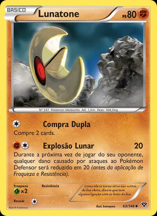 Lunatone, carta 63 de XY