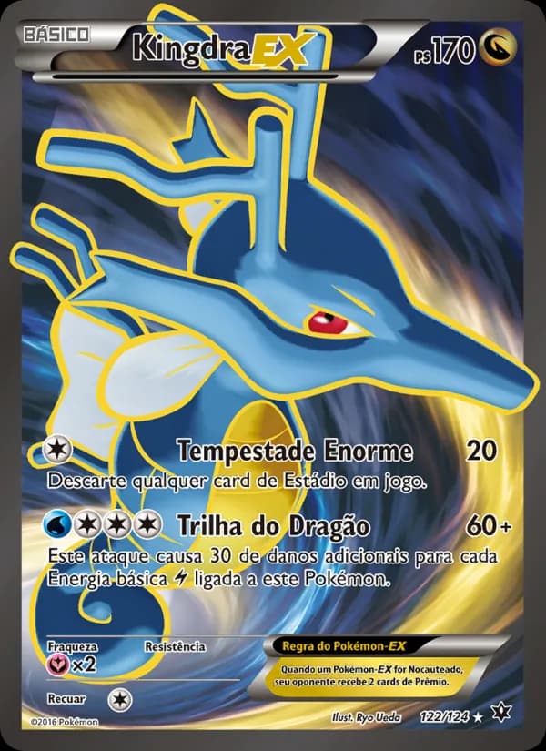 Kingdra EX, carta 122 de Fusão de Destinos