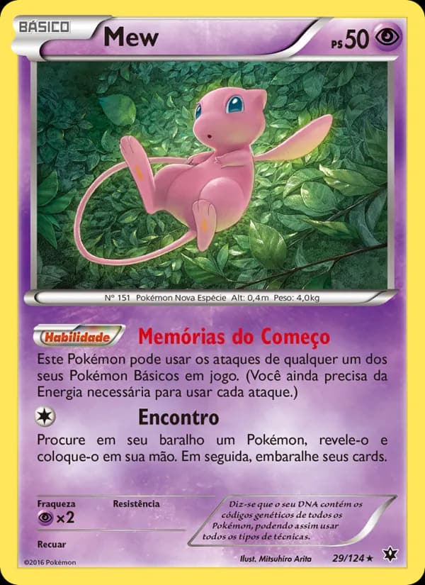 Mew, carta 29 de Fusão de Destinos