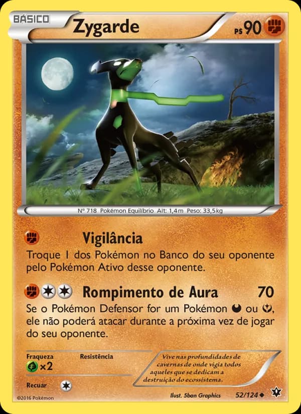 Zygarde, carta 52 de Fusão de Destinos