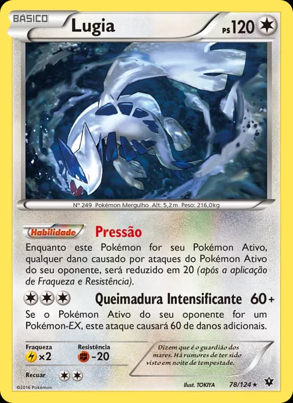 Lugia, carta 78 de Fusão de Destinos