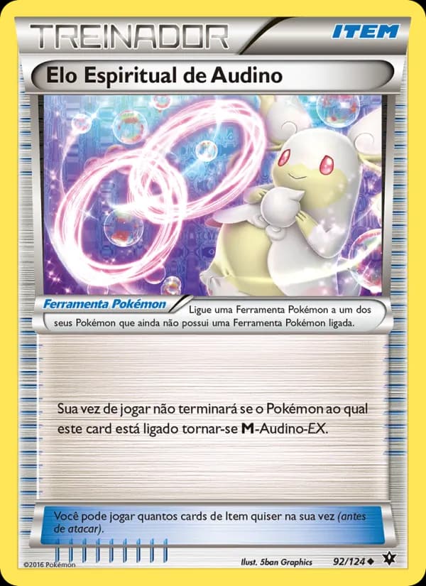 Elo Espiritual de Audino, carta 92 de Fusão de Destinos