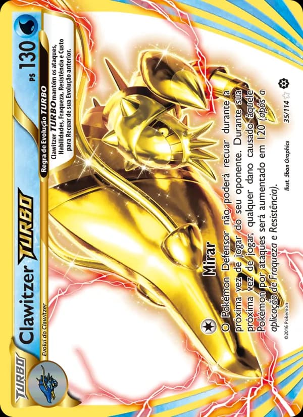Clawitzer TURBO, carta 35 de Cerco de Vapor