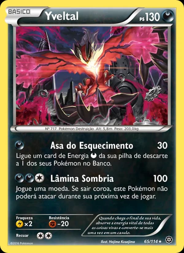 Yveltal, carta 65 de Cerco de Vapor