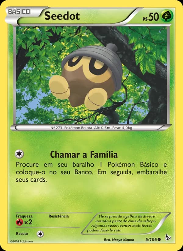 Seedot, carta 5 de Flash de Fogo