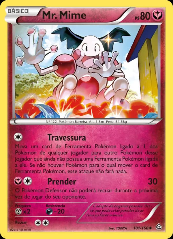 Mr. Mime, carta 101 de Conflito Primitivo