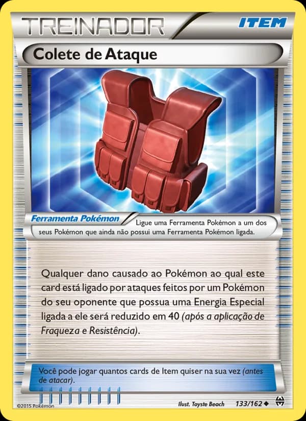 Colete de Ataque, carta 133 de Turbo Revolução