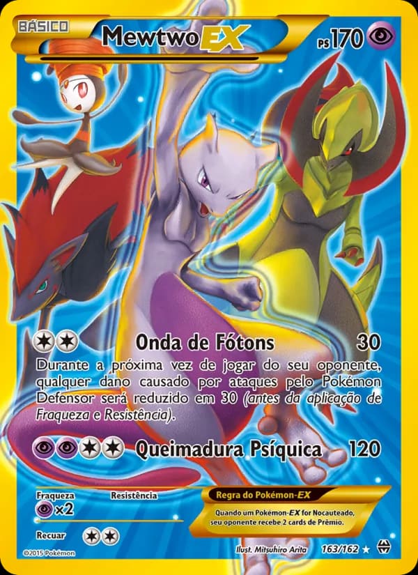 Mewtwo EX, carta 163 de Turbo Revolução