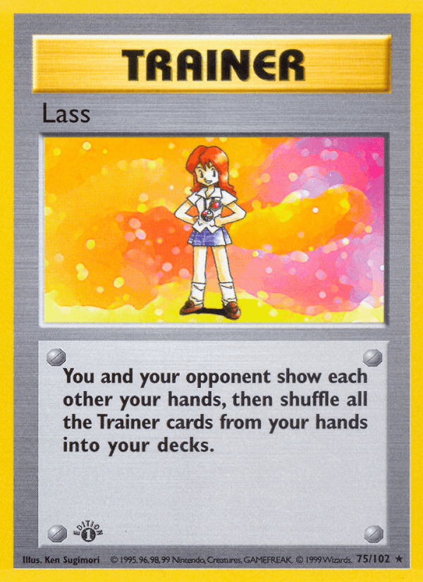 Lass, carta 75 de Base Set