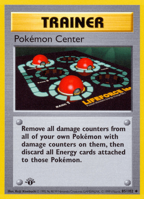 Pokémon Center, carta 85 de Base Set