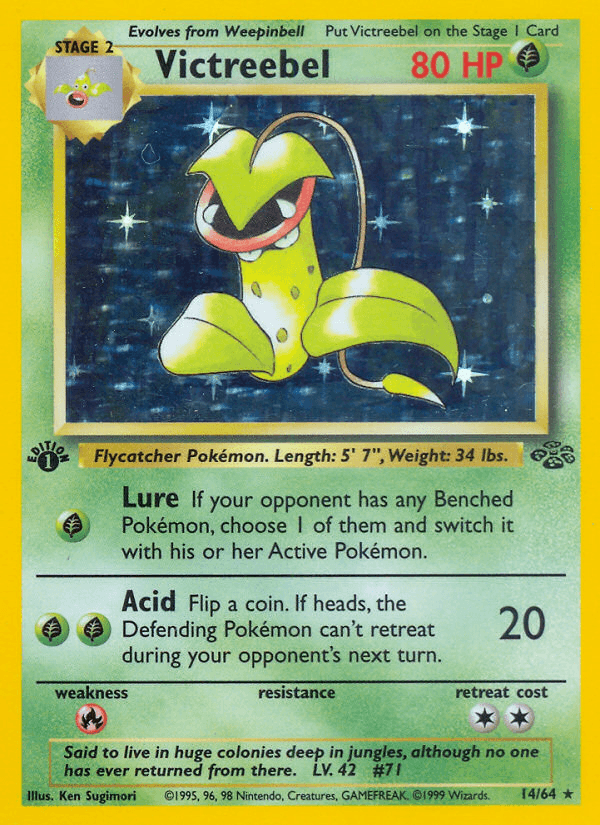 Victreebel, carta 14 de Jungle