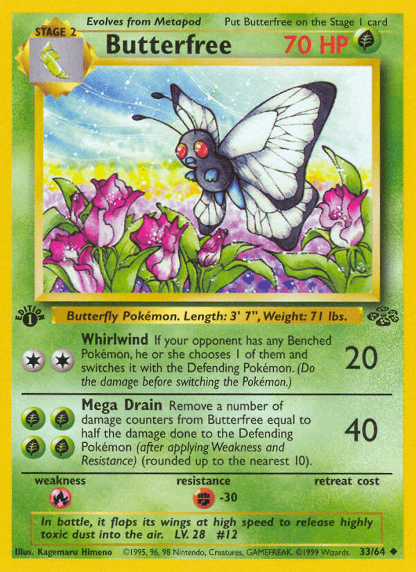 Butterfree, carta 33 de Jungle