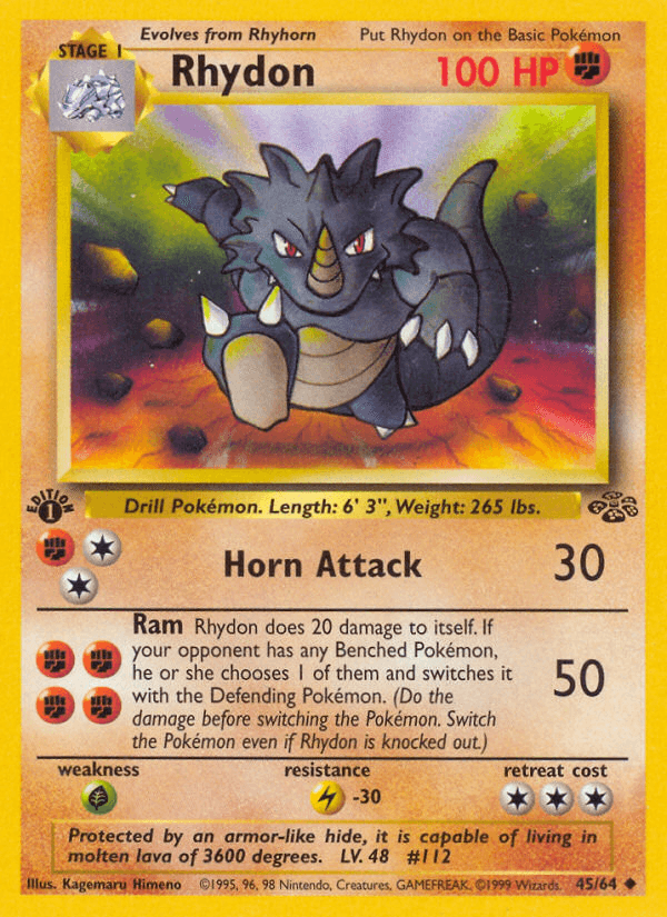 Rhydon, carta 45 de Jungle