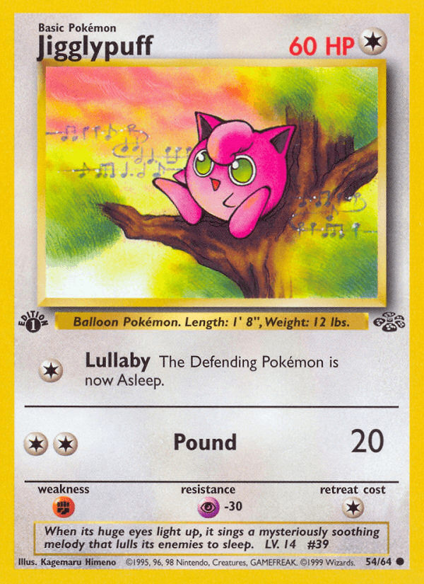 Jigglypuff, carta 54 de Jungle