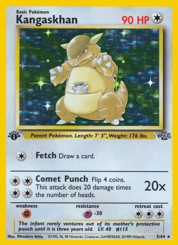 Kangaskhan, carta 5 de Jungle
