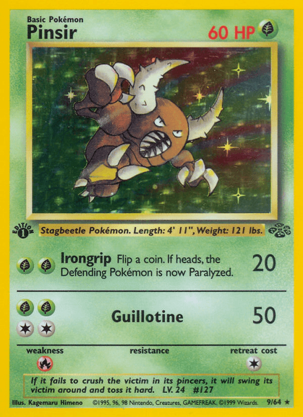 Pinsir, carta 9 de Jungle