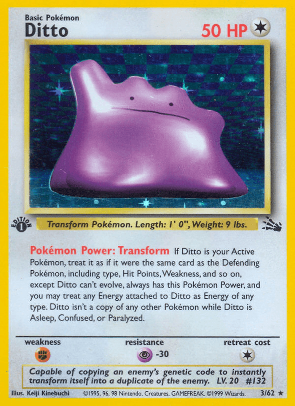Ditto, carta 3 de Fossil