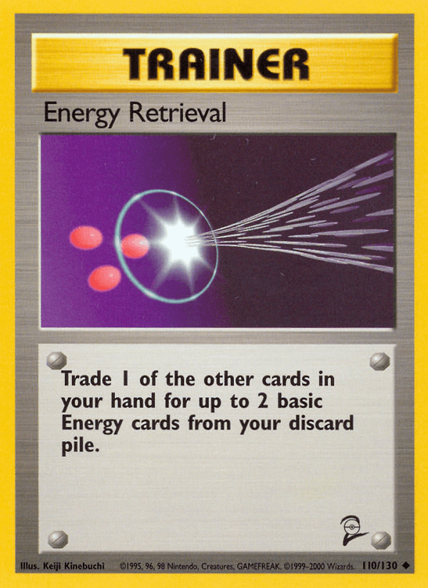 Energy Retrieval, carta 110 de Base Set 2