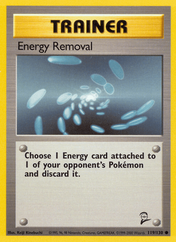 Energy Removal, carta 119 de Base Set 2