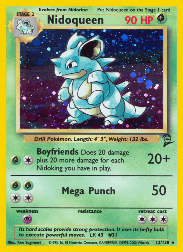 Nidoqueen, carta 12 de Base Set 2