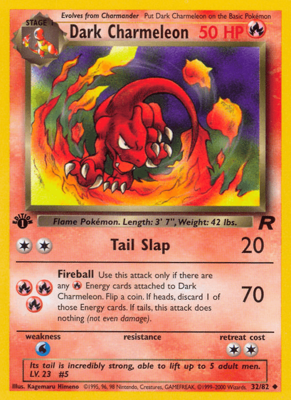 Dark Charmeleon, carta 32 de Team Rocket