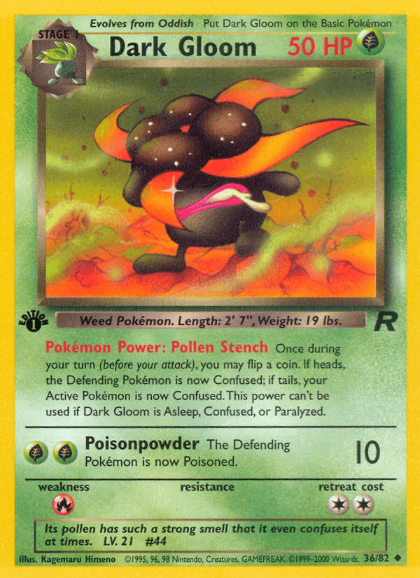 Dark Gloom, carta 36 de Team Rocket