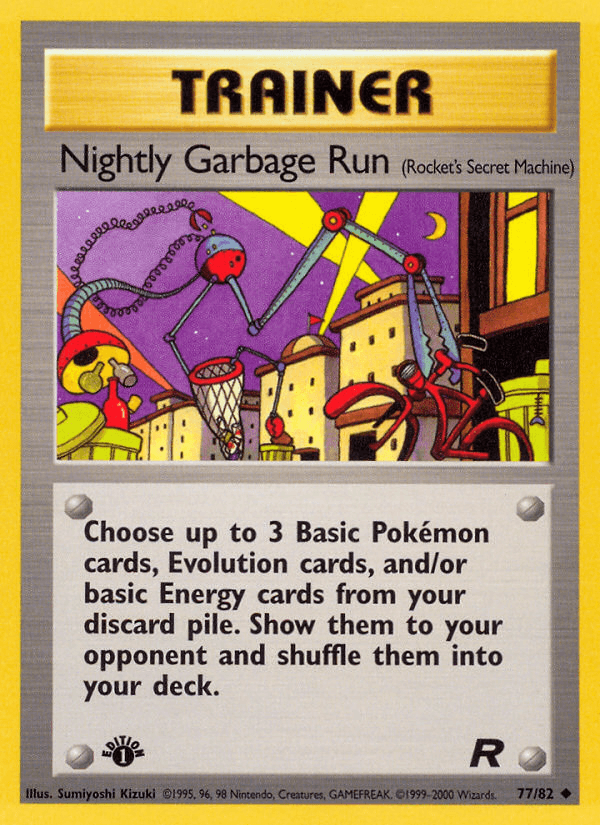 Nightly Garbage Run, carta 77 de Team Rocket