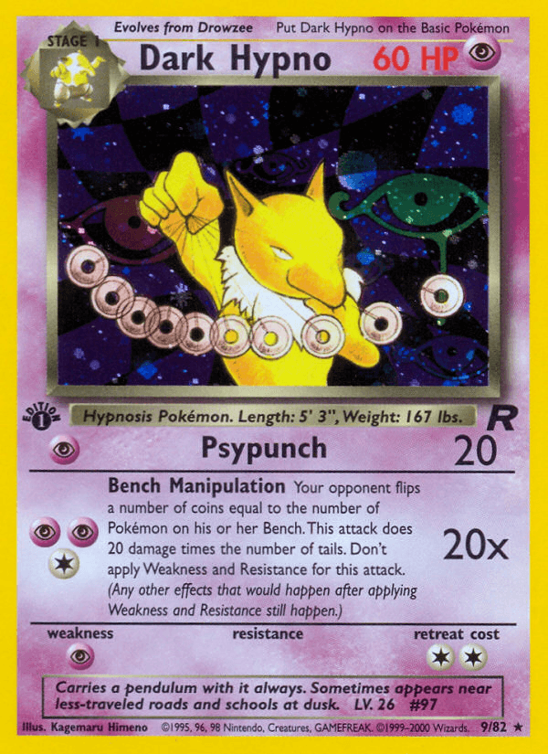 Dark Hypno, carta 9 de Team Rocket