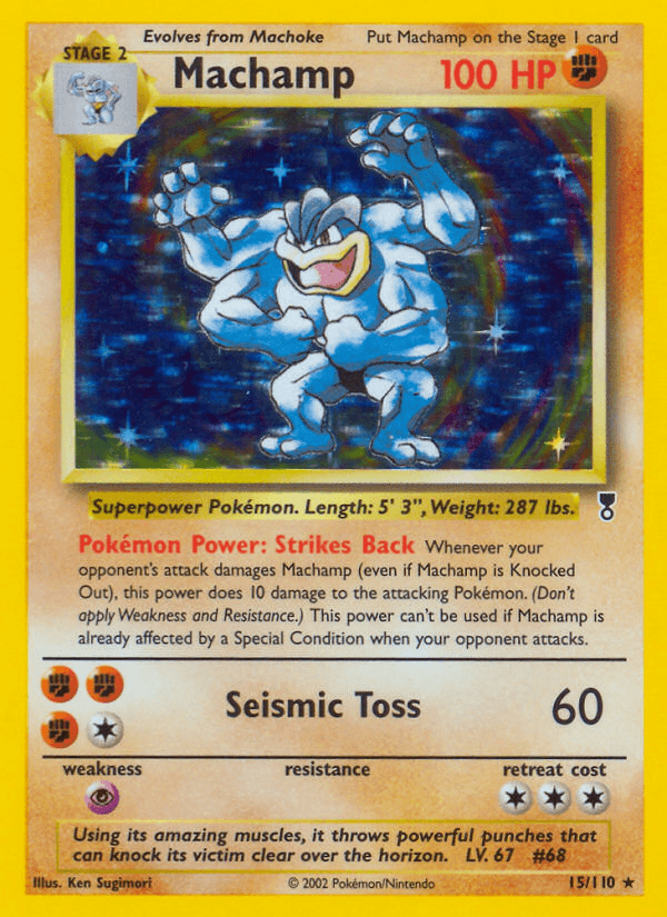 Machamp, carta 15 de Legendary Collection