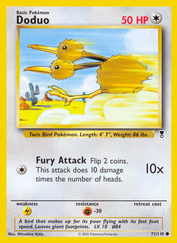 Doduo, carta 71 de Legendary Collection