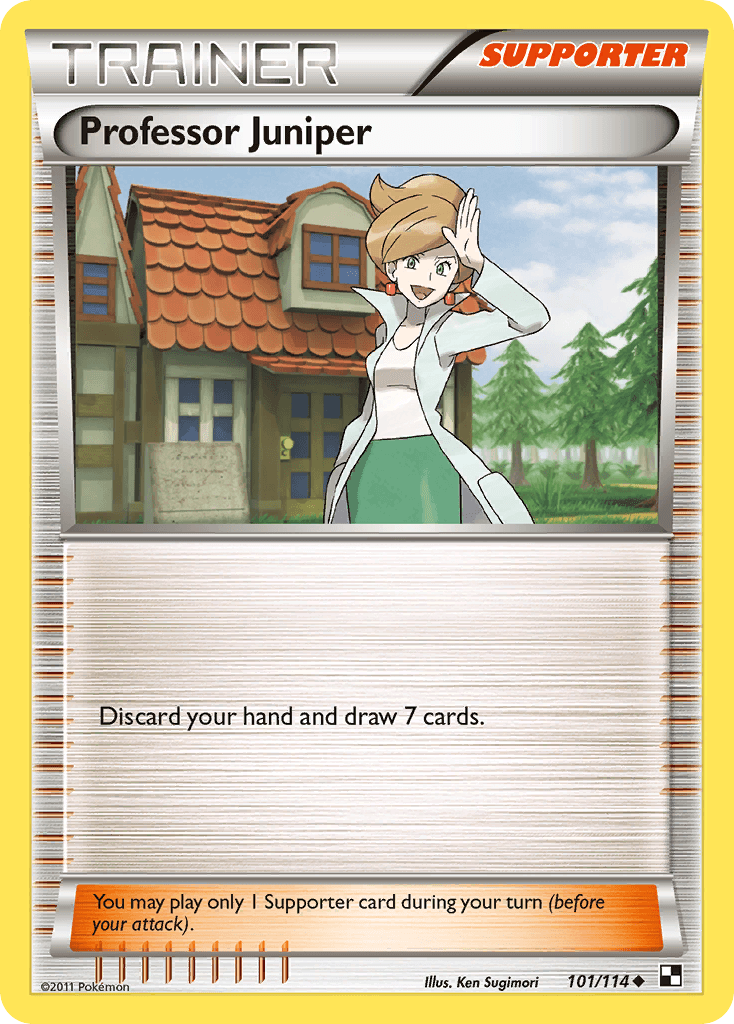 Professor Juniper, carta 101 de Black & White