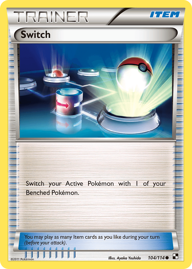 Switch, carta 104 de Black & White