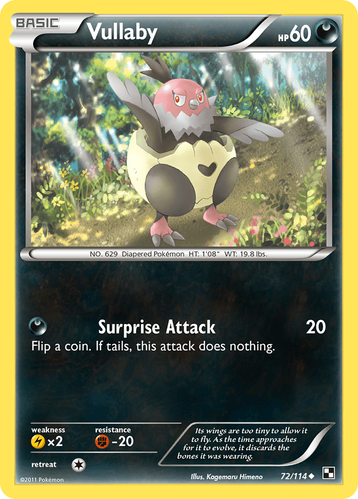 Vullaby, carta 72 de Black & White