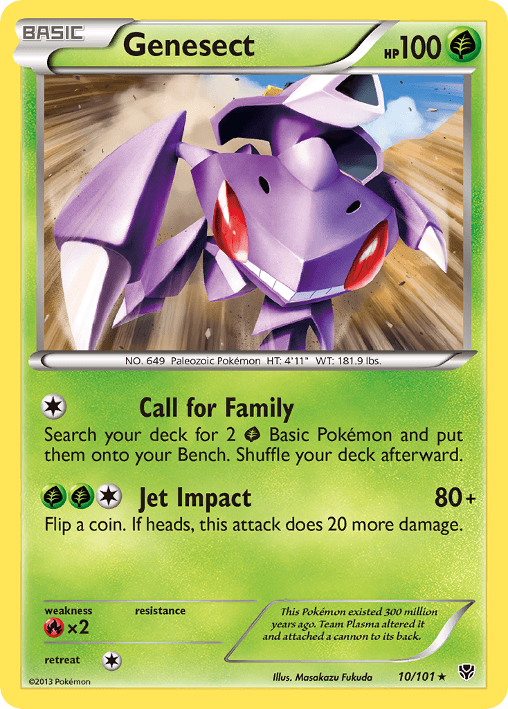 Genesect, carta 10 de Plasma Blast