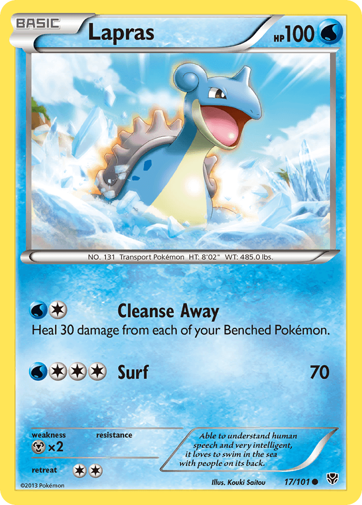 Lapras, carta 17 de Plasma Blast