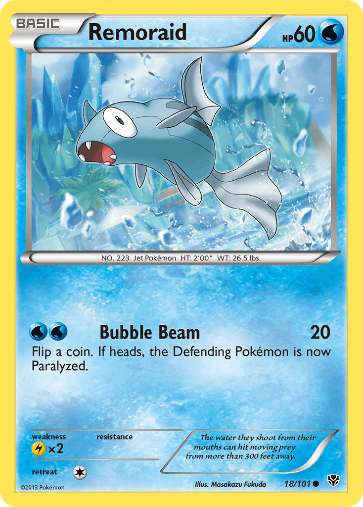 Remoraid, carta 18 de Plasma Blast